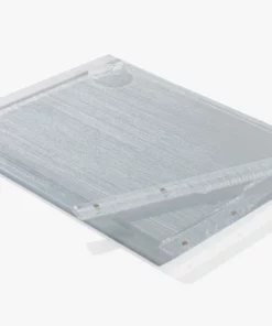 Apeloig Collection JUDAICA ENGRAVED SOLID ACRYLIC CHALLAH BOARDS