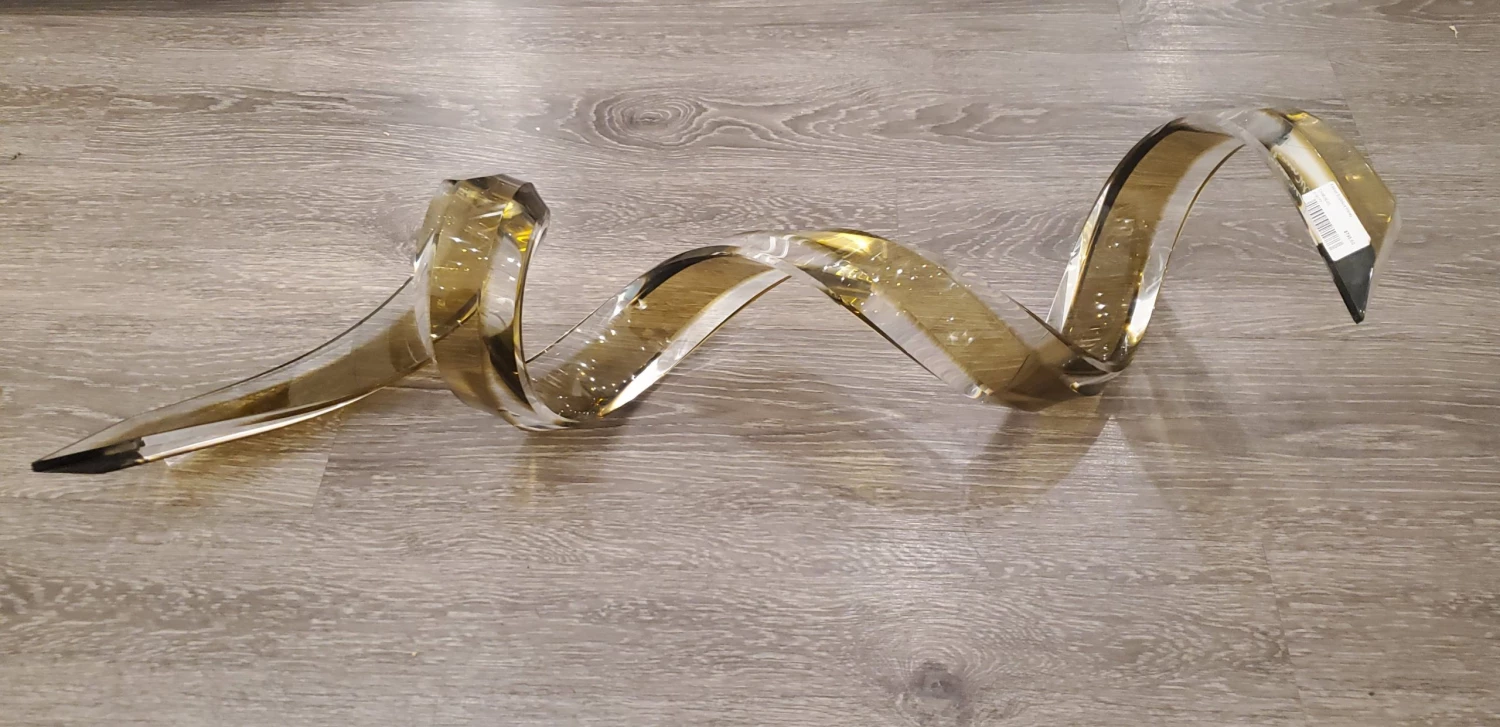 Muniz LUCITE RIBBON SCULPTURE | VARIOUS COLORS