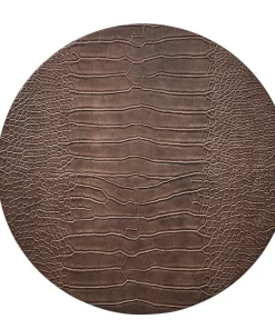 Kim Seybert THE TABLE CROCO PLACEMAT TAUPE