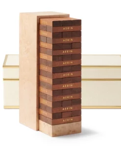 SHAGREEN JENGA SET | AERIN | CREAM GAMES & GADGETS