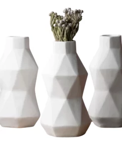 Gold Leaf ANGLE FORMED VASE THE HOME