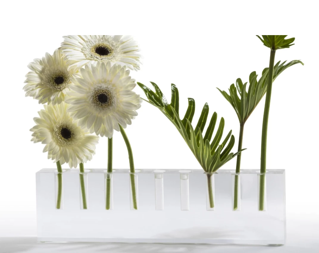 Jamie Young Company MODERN MENORAH ACYRLIC WHITE THE HOME