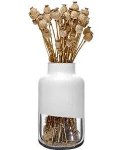 Nude Glassware MAGNOLIA VASE | TALL | WHITE THE HOME