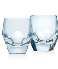 Godinger (GOD) DRINKWARE KNIGHTSBRIDGE DOF SET/2 BLUE
