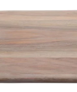 BIDK Home ACACIA WOOD CHEESEBOARD WITH LEATHER STRAP SERVING