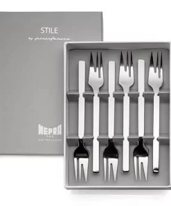 SERVING STILE CAKE FORK SET S/6 | MEPRA