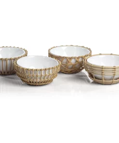 Zodax WICKER CONDIMENT BOWLS