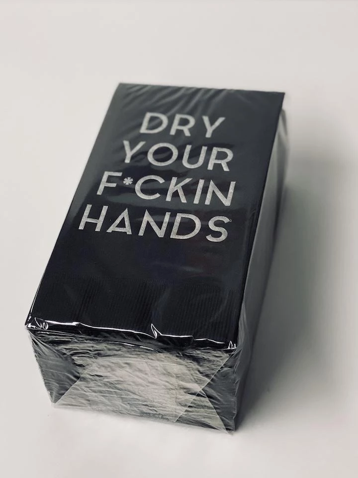 Print Appeal GUEST HAND TOWELS PACK | DRY YOUR F*CKIN HANDS