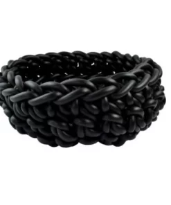 Neo Design CROCHET BLACK BOWL 9"