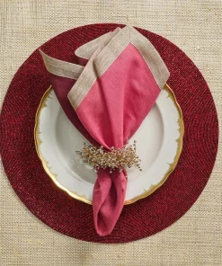 Kim Seybert SPRAY NAPKIN RING GOLD & SILVER