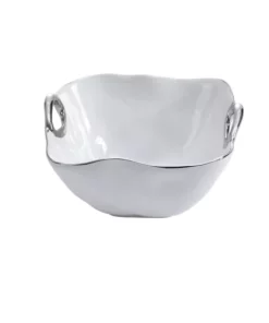 Pampa Bay SERVING HANDLE BOWL SILVER TRIM