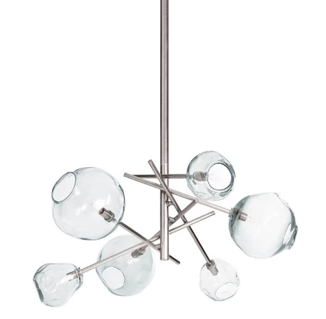 Regina Andrew Design, Inc. FURNITURE MOLTEN CHANDELIER | POLISHED NICKEL