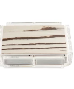 Luxe Dominoes GAMES & GADGETS CARD SET MADAGASCAR WOOD TOP