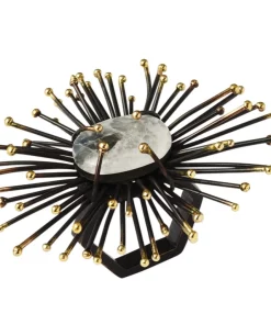 Kim Seybert FLARE NAPKIN RING BLACK & GOLD