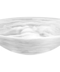 Nashi Home SWIRL RESIN EVERYDAY BOWL WHITE