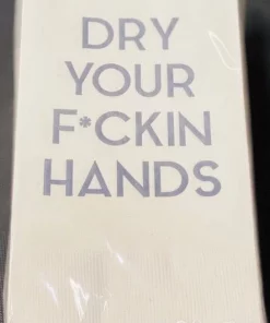 Print Appeal GUEST HAND TOWELS PACK | DRY YOUR F*CKIN HANDS