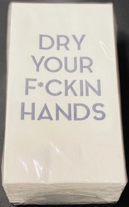 Print Appeal GUEST HAND TOWELS PACK | DRY YOUR F*CKIN HANDS