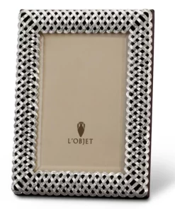 THE HOME BRAID FRAME PLATINUM | L'OBJET