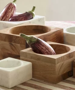 Sir/Madam MODERNIST WOOD BLOCK BOWLS