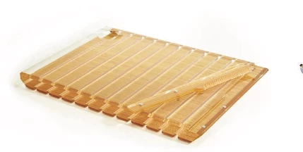 Apeloig Collection STRIPED ACRYLIC CHALLAH BOARD & KNIFE | VARIOUS JUDAICA