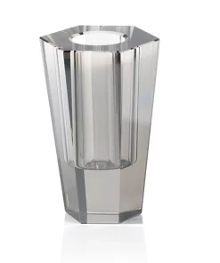 Zodax RITA CRYSTAL VASE | SMOKE