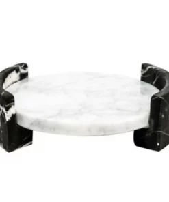 Vetta Home MARBLE RING CAKE & CHEESE BOARD SERVING
