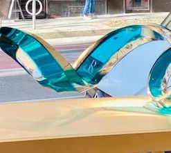 Muniz LUCITE RIBBON SCULPTURE | VARIOUS COLORS