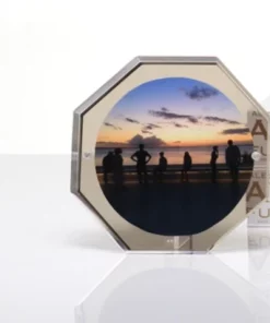 Alexandra Von Furstenberg THE HOME VOLTAGE OCTAGONAL SNAP FRAME BRONZE