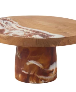 Blue Pheasant SERVING AUSTIN SWIRL CAKE STAND AMBER
