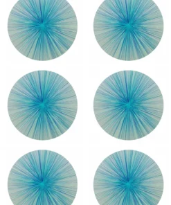 Tisch New York GRAPHIC LINES COASTER SET | MEDITERRANEAN