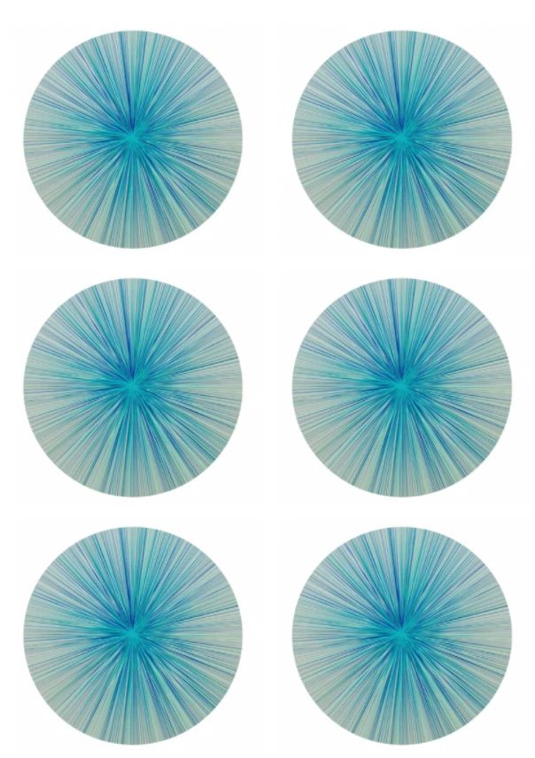 Tisch New York GRAPHIC LINES COASTER SET | MEDITERRANEAN