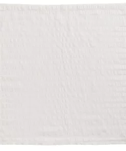 Kim Seybert SEERSUCKER NAPKIN WHITE
