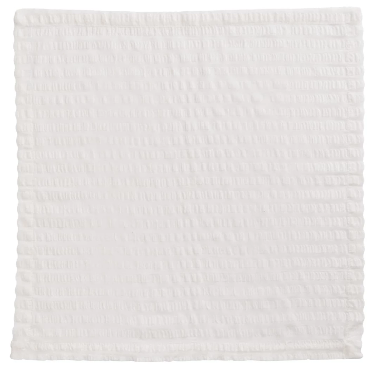 Kim Seybert SEERSUCKER NAPKIN WHITE