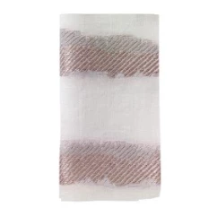 Bodrum THE TABLE BRUSHSTROKE NAPKIN SILVER SET/4