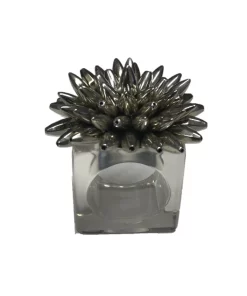 Julian Mejia QUILL NAPKIN RING | SILVER