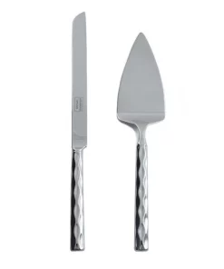 Michael Wainwright TRURO CAKE KNIFE & SERVER SET | PLATINUM