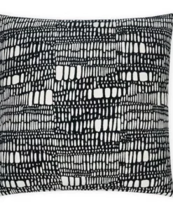 D.V. KAP Home / Canaan Company PILLOWS TESOTTA PILLOW BLACK 22 X 22