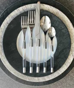 Capdeco/BIA Cordon Bleu CLEAR ZOE 5-PIECE SET FLATWARE