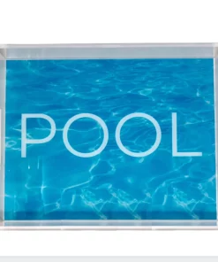 EYE CANDY POOL TRAY WITH HANDLES EYE CANDY ACRYLIC By CH