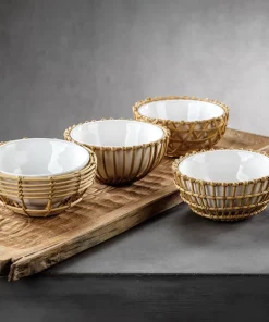 Zodax WICKER CONDIMENT BOWLS