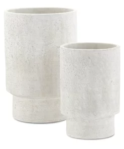 Currey & Company THE HOME TUMBURA IVORY ASH VASES