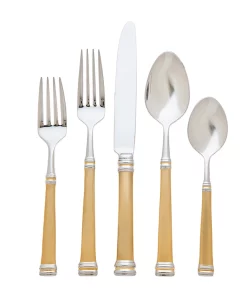 Ricci Argentieri, Inc. ROYAL BRAMASOLE GOLD 5 PIECE FLATWARE