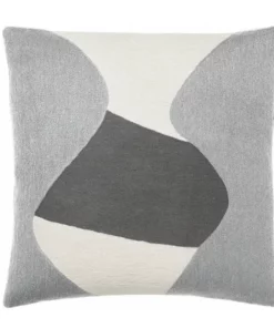 Judy Ross Textiles PILLOWS TOTEM PILLOW SILVER | 18 X 18