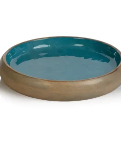 Zodax SEYCHELLES MANGO WOOD ROUND PLATTER