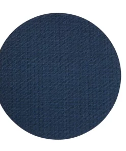 Bodrum THE TABLE WICKER EASY CARE PLACEMAT | ROUND | NAVY