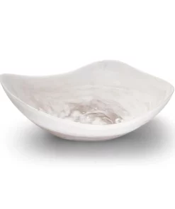 Two's Company ORGANIC MARBLE EFFECT 15" BOWL SERVING