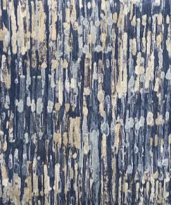 Decor Fifty-Five PILLOWS OVERTONES PILLOW TAUPE & BLUE L 22 X 22