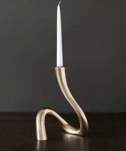 Beatriz Ball CANDLELIGHT SIERRA SERPENTE CANDLESTICK | GOLD 11