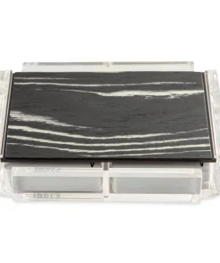 Luxe Dominoes PLAYING CARD WOOD TOP SET | BLACK