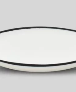 Tina Frey Designs SERVING RIMMED PLATTER | TINA FREY | BLACK